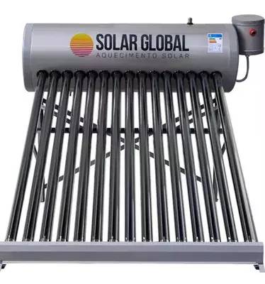 Aquecedor solar a vácuo Solar Global. 
